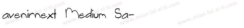 avenirnext Medium Sa字体转换